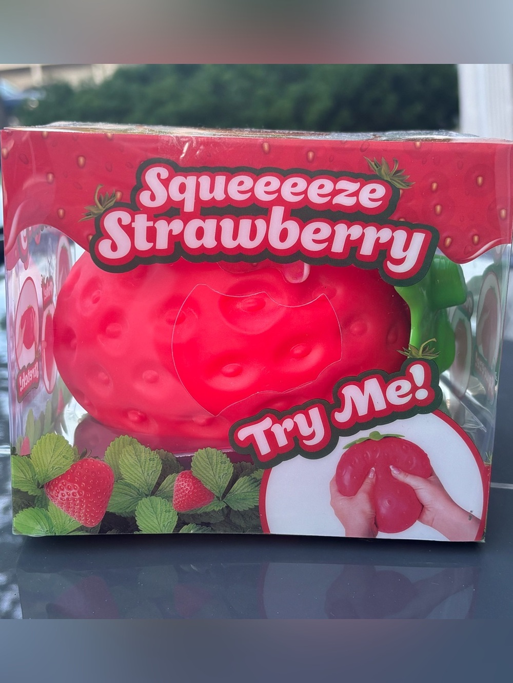 Sunny Days Squeeze Strawberry Jumbo Squishy